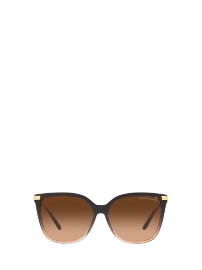 Shop Ralph Lauren Eyewear Square Frame Sunglasses In Black