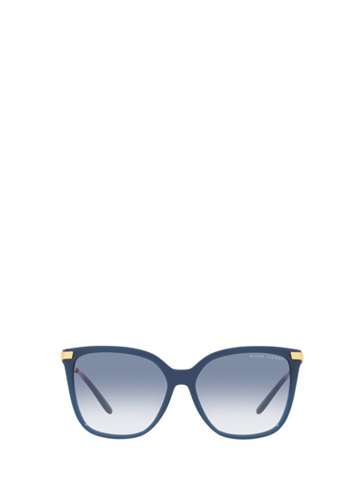 Shop Ralph Lauren Eyewear Square Frame Sunglasses In Blue