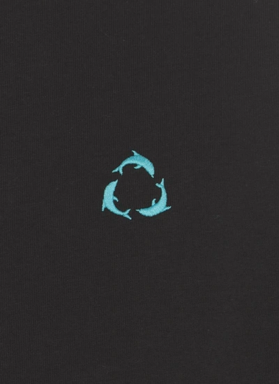 Botter T-shirt En Coton Et Lyocell In Black