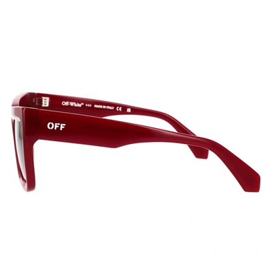 Off-white Sunglasses In Bordeaux