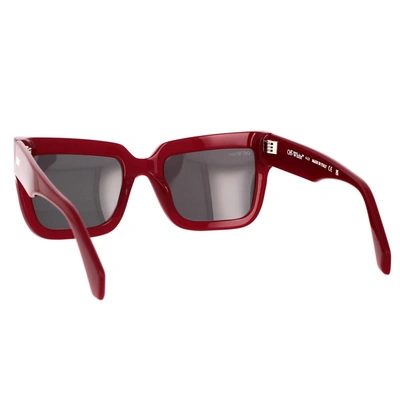 Off-white Sunglasses In Bordeaux