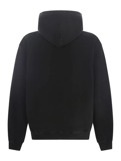 Shop Represent Hooded Sweatshirt In Black
