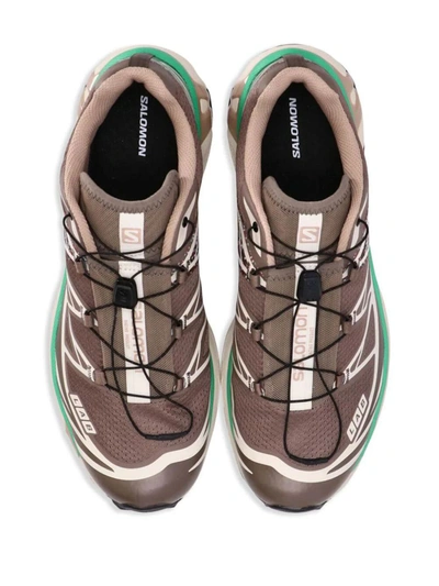 Shop Salomon Xt-6 Mindful 2 Sneaker Shoes In Brown