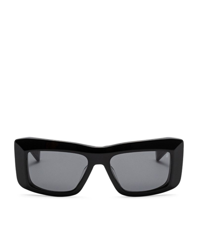 Shop Balmain Eyewear Envie Sunglasses In Black