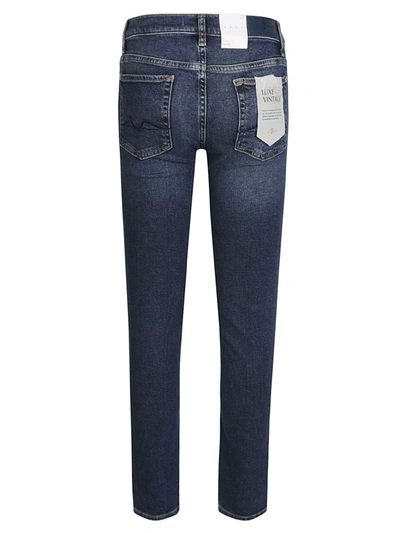 Shop 7 For All Mankind Women's Pants In Blu