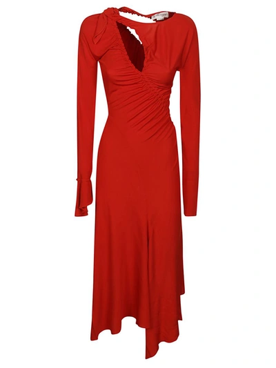 Shop Victoria Victoria Beckham Victoria Beckham Woman's Dress In Rosso
