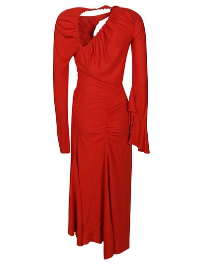 Shop Victoria Victoria Beckham Victoria Beckham Woman's Dress In Rosso