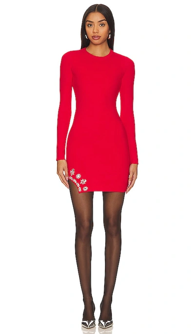 Shop Saylor Reid Mini Dress In Red