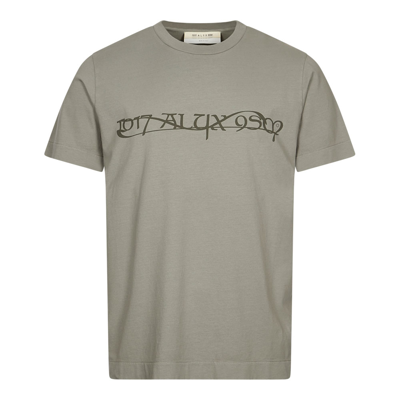 Shop Alyx Graphic T-shirt In Grey