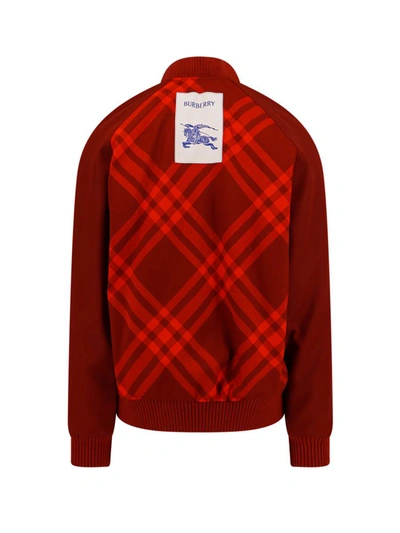 Shop Burberry Jacket In Red