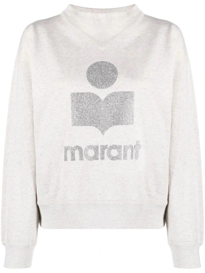 Shop Isabel Marant Étoile Moby Sweatshirt Clothing In White