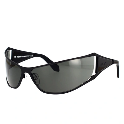Shop Off-white Sunglasses In Black Matte