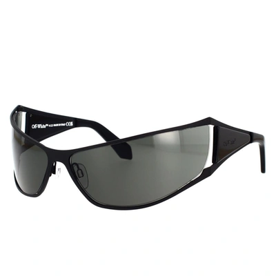 Off-white Womens Oeri102 Luna Sunglasses In Black From Ebay Endless Runway In Black Matte