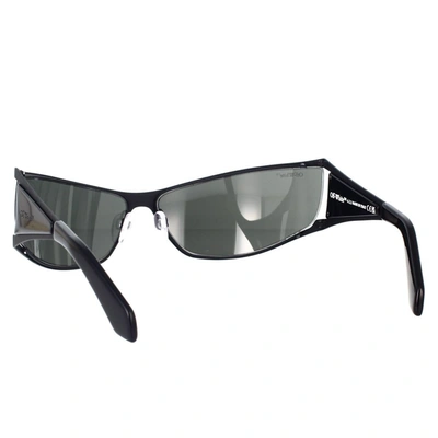 Off-white Womens Oeri102 Luna Sunglasses In Black From Ebay Endless Runway In Black Matte