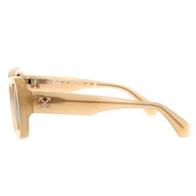 Shop Off-white Sunglasses In Brown