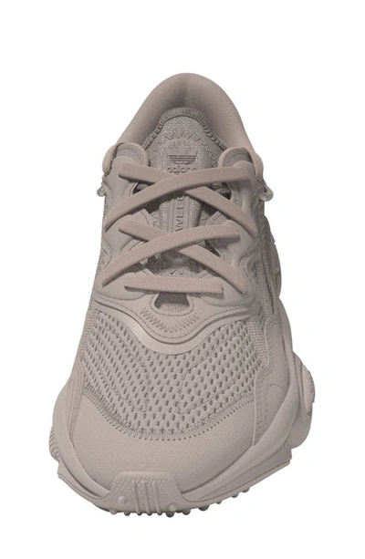 Shop Adidas Originals Kids' Ozweego Sneaker In Taupe/ Taupe/ White
