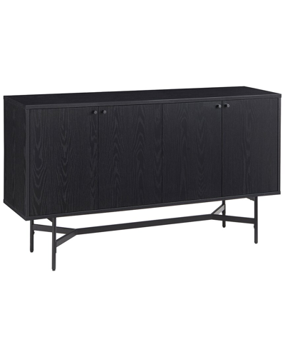 Shop Abraham + Ivy Richmond 58in Wide Rectangular Buffet Table In Black