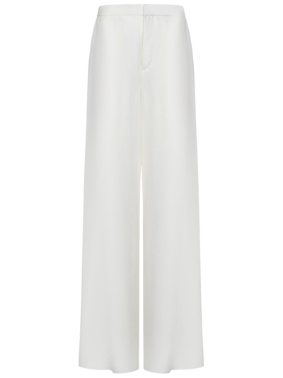Shop Ralph Lauren High Waist Wide Leg Trousers In White