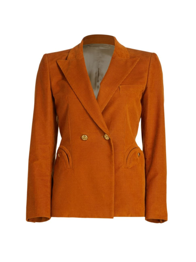 Shop Blazé Milano Women's Amara Charmer Blazer In Caramel