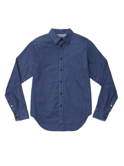 Shop Rag & Bone Men's Fit 2 Engineered Oxford Shirt In Worn Indigo