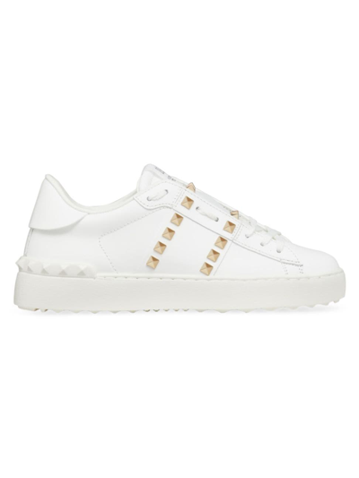 Shop Valentino Women's Untitled Open Sneakers In White