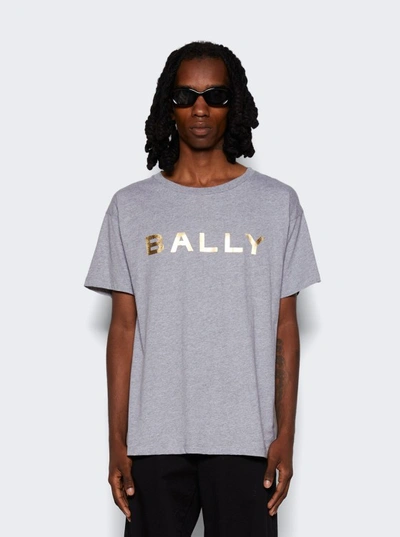 Shop Bally Foil Print T-shirt In White