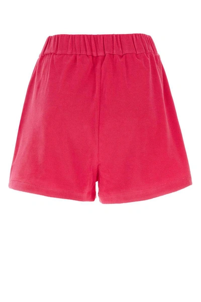 Shop Moncler Shorts In Pink