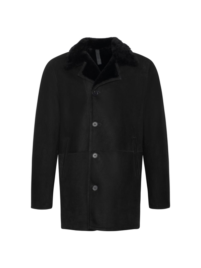 Shop Gorski Men's Shearling Lamb Jacket In Black