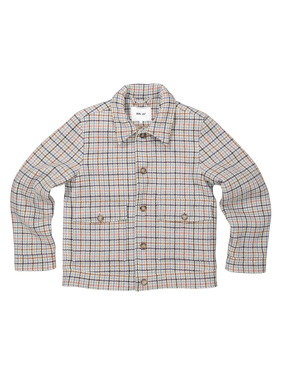 Shop Nn07 Men's Julius 8005 Wool-blend Shirt Jacket In Blue