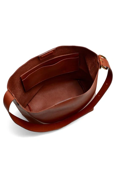 Madewell Transport Bucket Bag In Warm Cinnamon