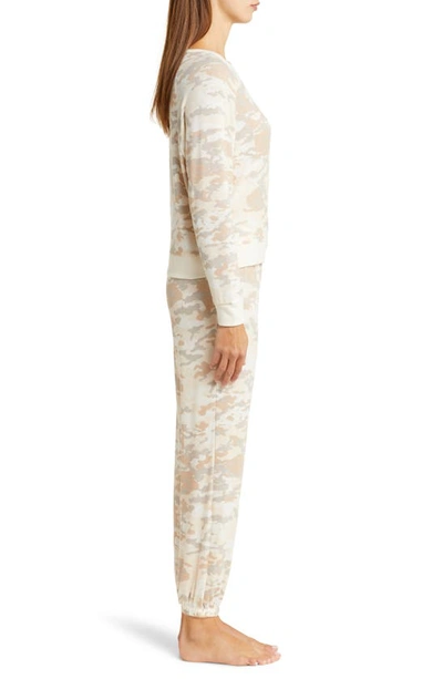 Shop Honeydew Intimates Star Seeker Brushed Jersey Pajamas In Macrame Camo