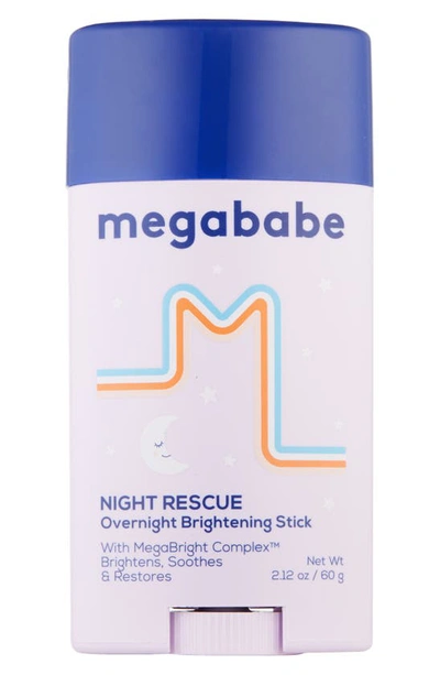 Shop Megababe Night Rescue Overnight Brightening Stick, 2.12 oz In Purple