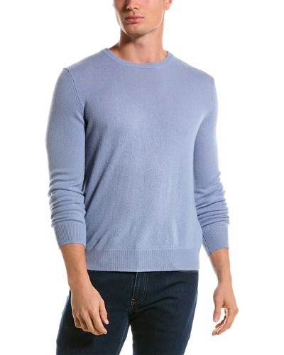 Shop Phenix Cashmere Crewneck Sweater In Blue