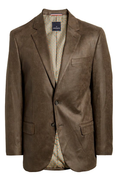 Shop Daniel Hechter Norris Faux Suede Sport Coat In Mushroom