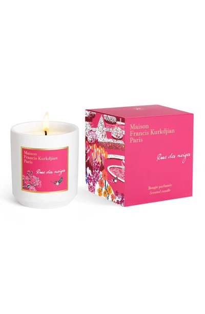 Shop Maison Francis Kurkdjian Rose Des Neiges Scented Candle