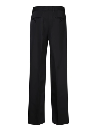 Shop Dolce & Gabbana Tailored-cut Trousers In Black