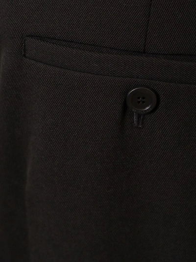 Shop Balenciaga Tailored Wool Trouser In Black