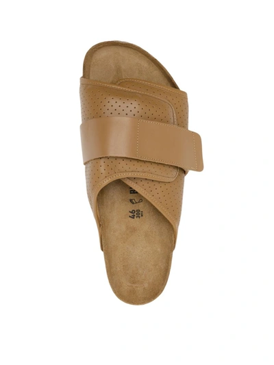 Shop Birkenstock Kyoto Padded Sandals In Brown