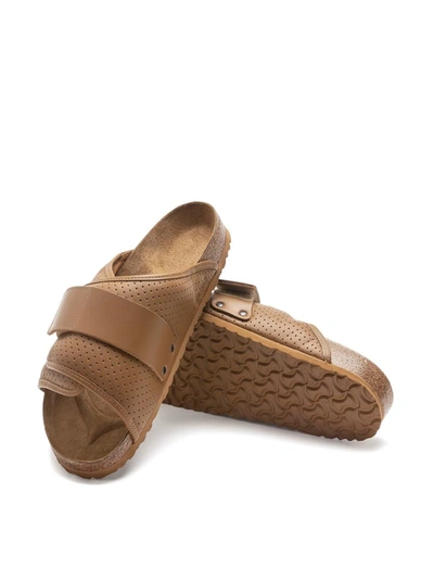 Shop Birkenstock Kyoto Padded Sandals In Brown
