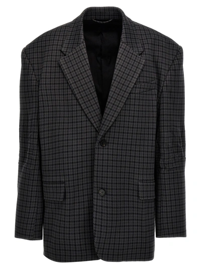 Balenciaga Blazer Jacket In Grey