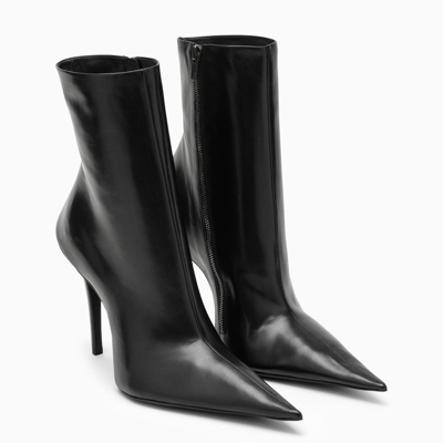 Shop Balenciaga Witch 110 Mm Black Leather Boots Women