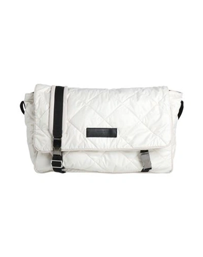 Shop Beatrice B Beatrice .b Woman Cross-body Bag Ivory Size - Polyester, Polyurethane In White