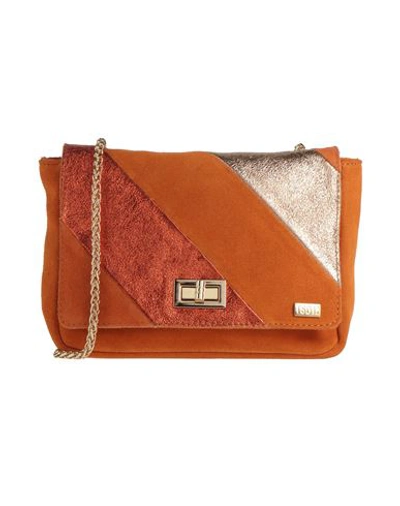 Shop Tsd12 Woman Cross-body Bag Orange Size - Soft Leather