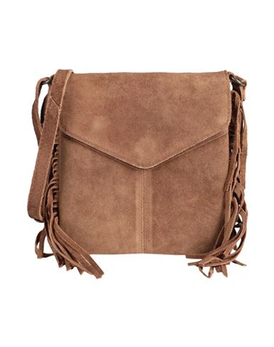 Shop Only Woman Cross-body Bag Camel Size - Bovine Leather In Beige