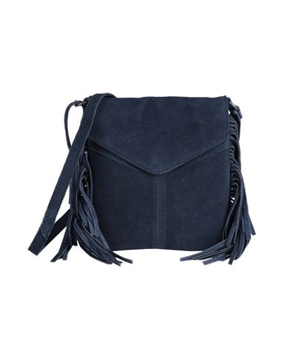 Shop Only Woman Cross-body Bag Navy Blue Size - Bovine Leather