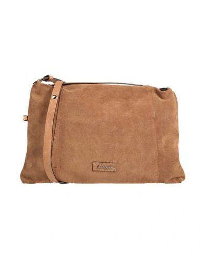 Shop Gianni Notaro Woman Cross-body Bag Tan Size - Soft Leather In Brown