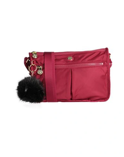 Shop Kipling Woman Cross-body Bag Burgundy Size - Polyester In Red