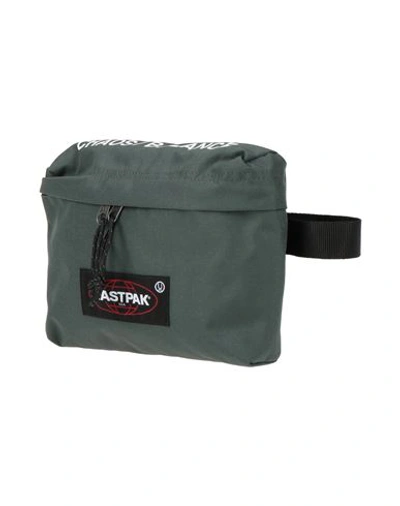Shop Eastpak Man Belt Bag Military Green Size - Textile Fibers
