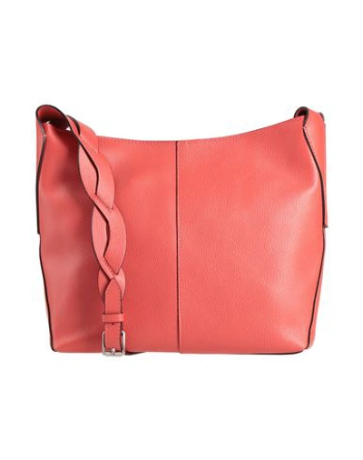 Shop Gianni Chiarini Woman Cross-body Bag Red Size - Leather