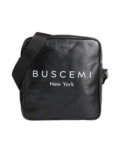 Shop Buscemi Man Cross-body Bag Black Size - Soft Leather